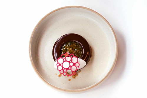 Madagaskar-Schokolade mit Kokos und Passionsfrucht.