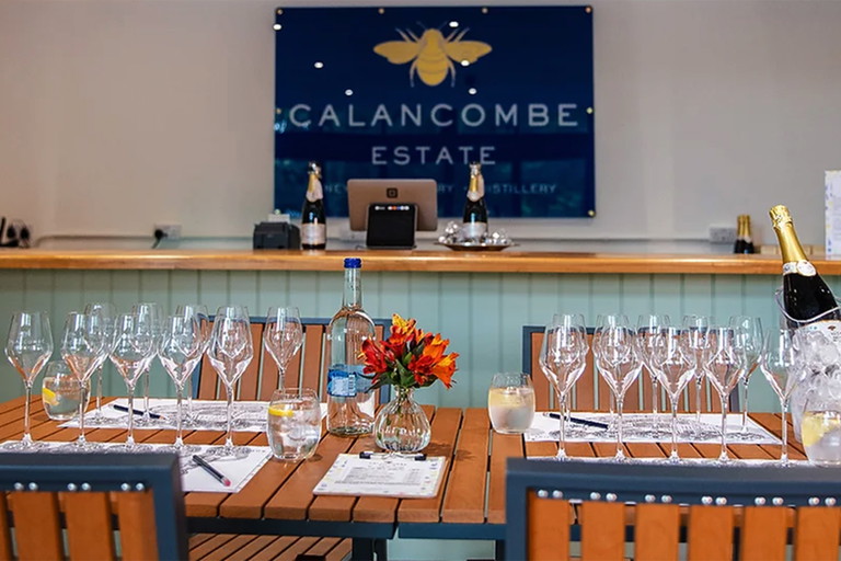 Wine tasting at Calancombe Estate