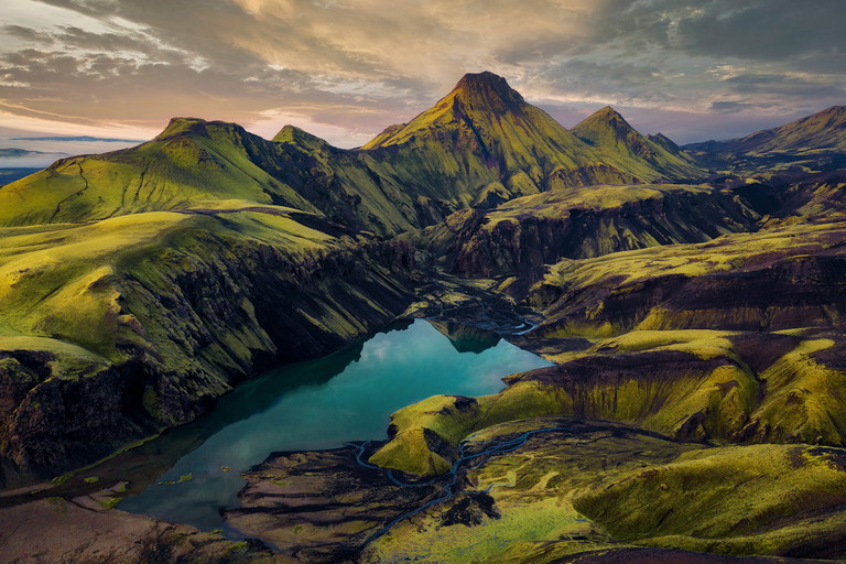 Uxatindar in the Southern Highlands of Iceland in August.