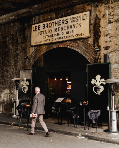 Turnips at Borough Market, London.