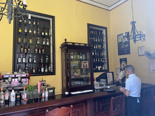 A typical upmarket bar in Cienfüegos.