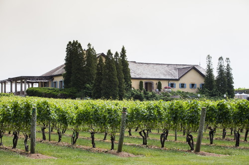 Front of Wölffer Estate.