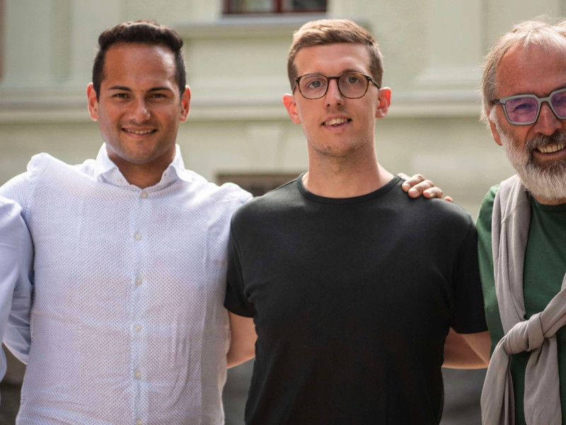 Christof Plankensteiner, Lukas Gerges, Mauro Siega und Norbert Niederkofler.