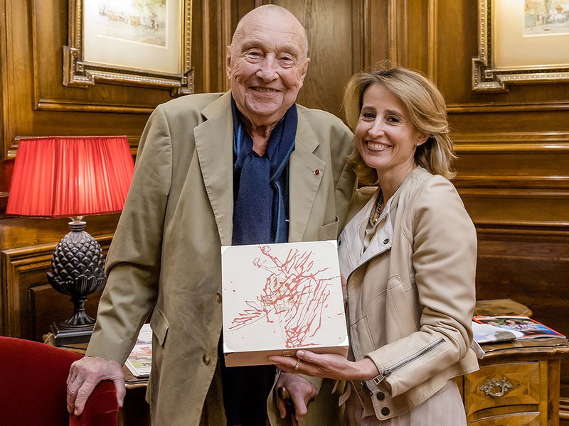 Georg Baselitz und Alexandra Winkler präsentieren die neue Collection.