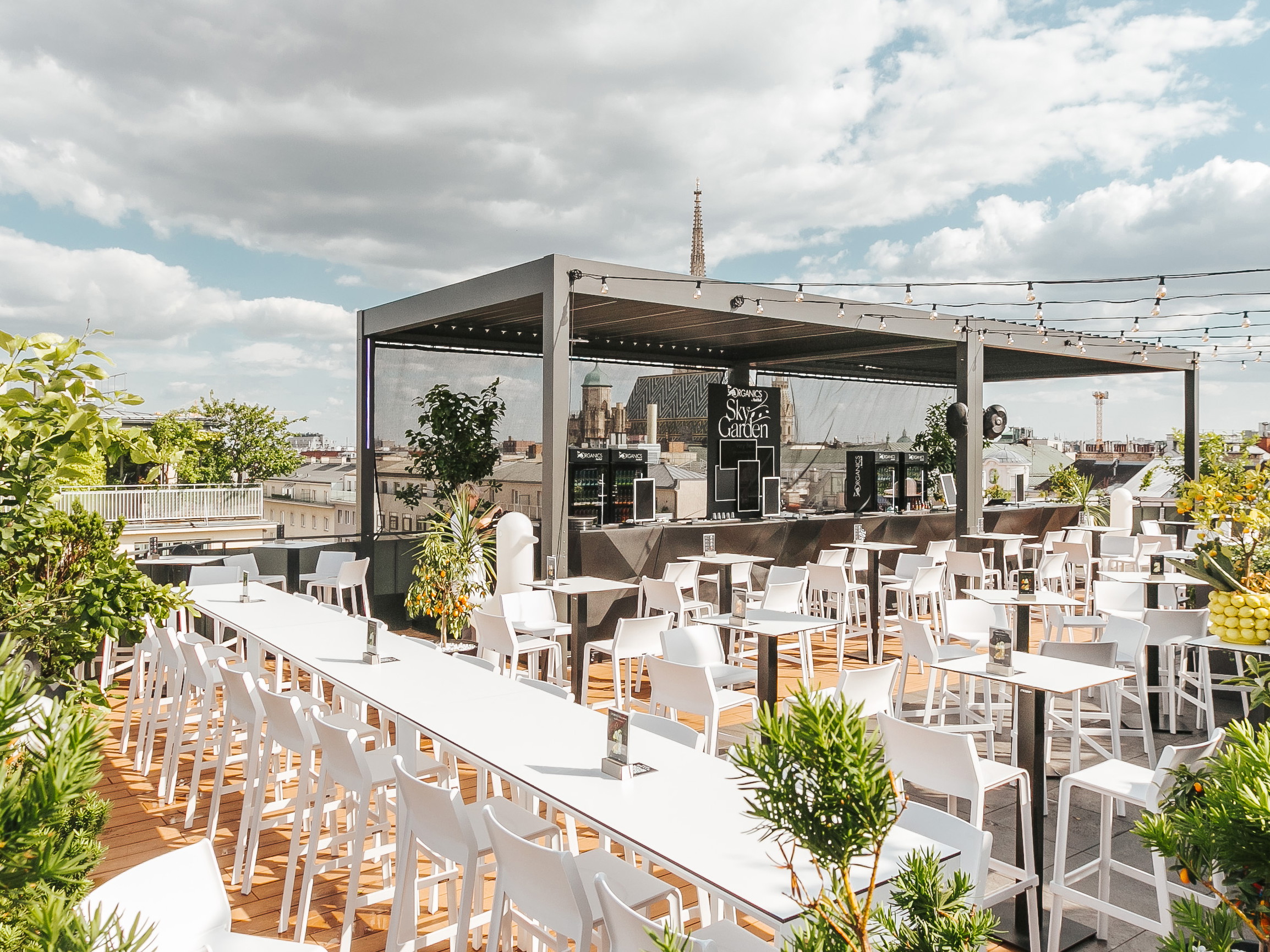 »Organics Sky Garden«: Eine Oase über der Wiener City.