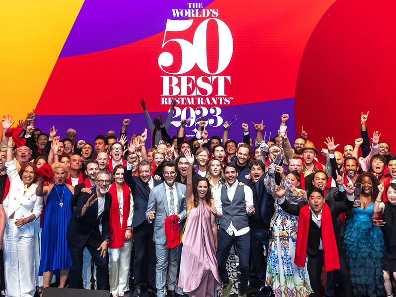 The World’s 50 Best Restaurants 2023 Group shot