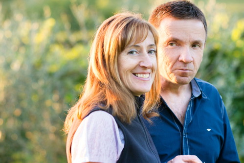 Protagonists. Near the Slovenian wine pioneer Gianfranco Kozlović and his wife Antonella live a modern approach to wine and enjoyment. 