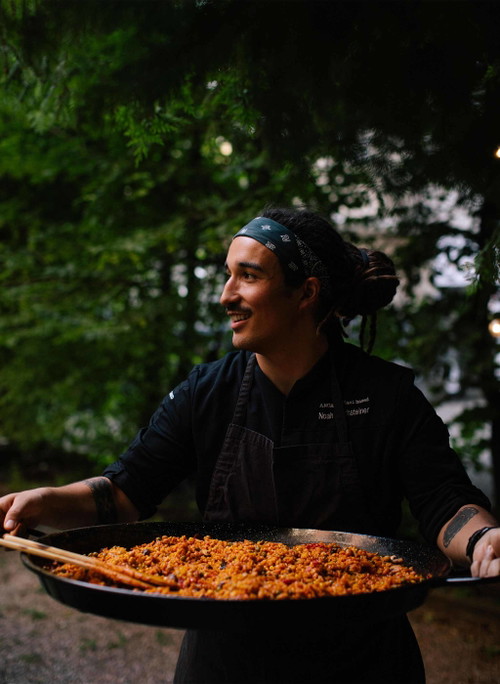 Noah Rechsteiner vom pflanzenbasierten Restaurant «Anoah».