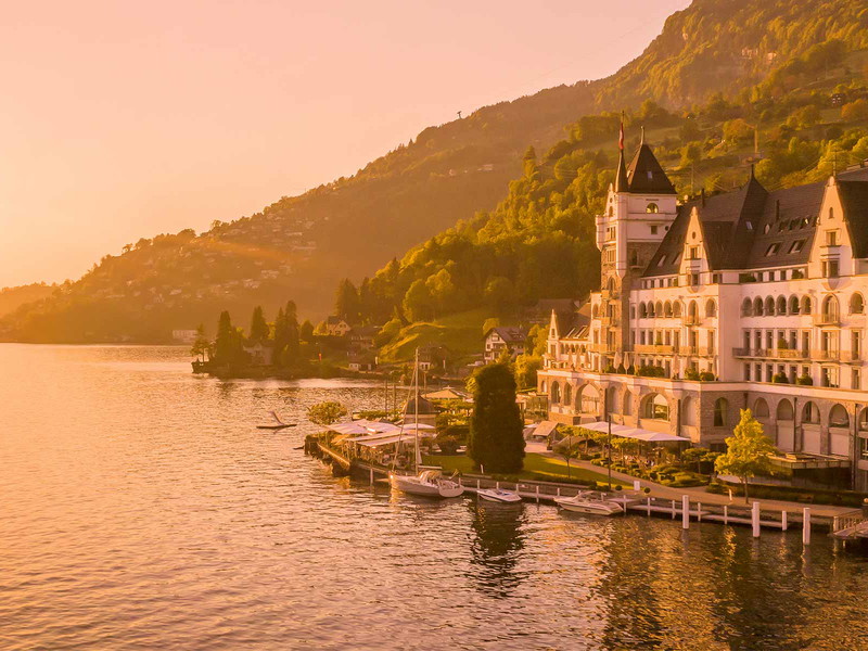 Das «Park Hotel Vitznau» am Vierwaldstättersee. 