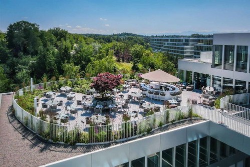 Das Rooftop Restaurant «Sablier».
