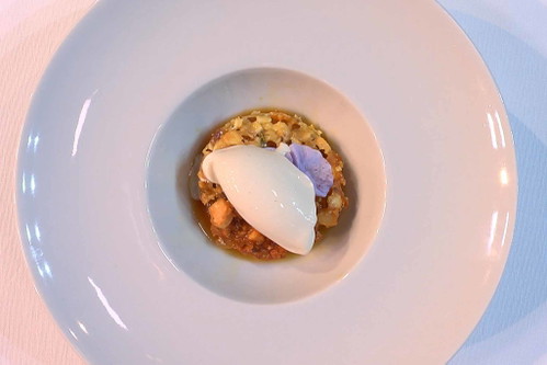 Lavendel-Glace mit Aprikose, Florentina und Mandel von Corinne. 