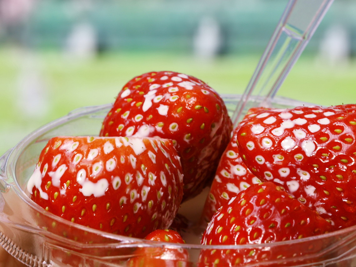 Erdbeeren und Wimbledon: Spiel, Satz und Sieg