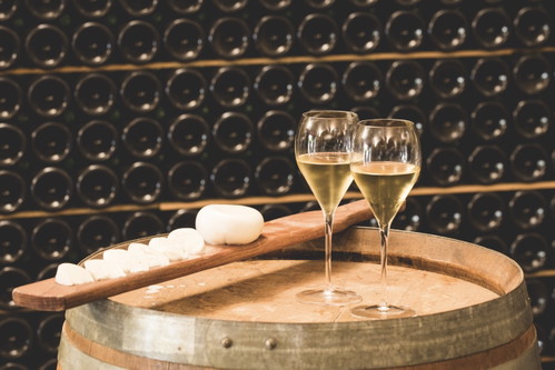 Franciacorta und Mozzarella sind eine wunderbare Kombination. 