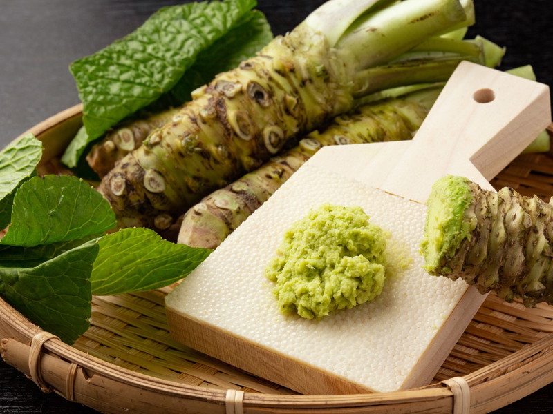 Real wasabi has its price. Hand grated on an original wasabi grater - a must.