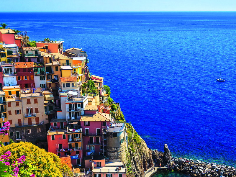 Rund um die pittoresken Dörfer der Cinque Terre wird Vermentino angebaut.