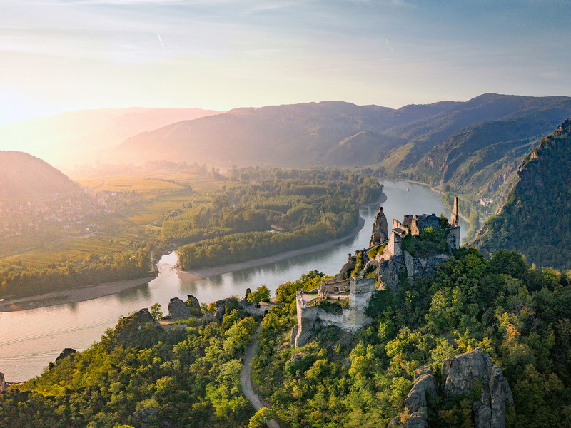 Die Wachau, eine der ältesten Wein- und Kulturlandschaften Europas.