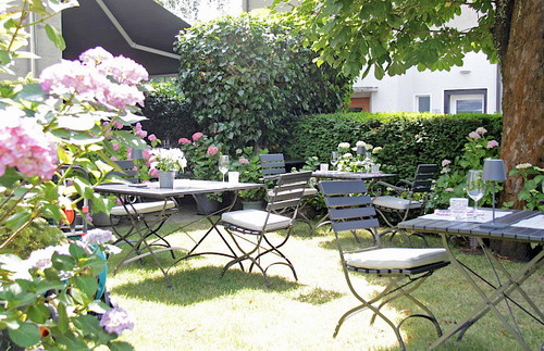 Der Garten des «Restaurants Hofwiesen».