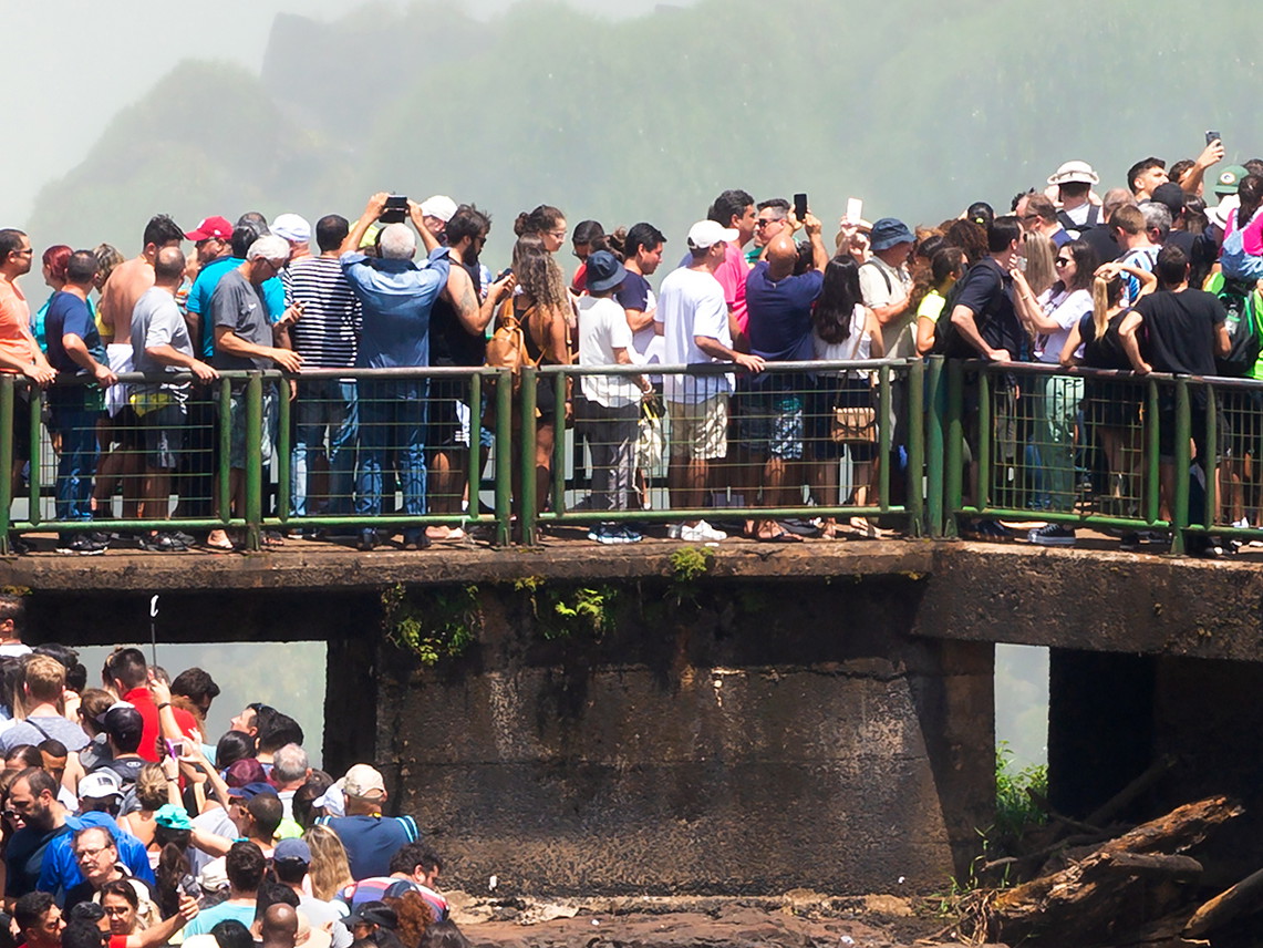 Touristen in der Masse