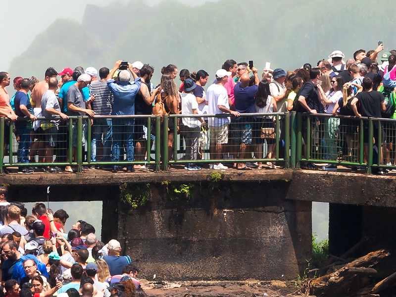 Touristen in der Masse