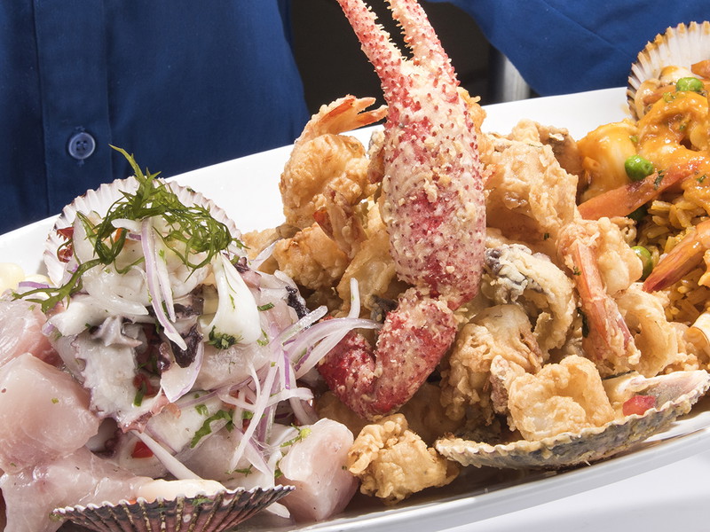Ceviche-Gericht in Lima, Peru