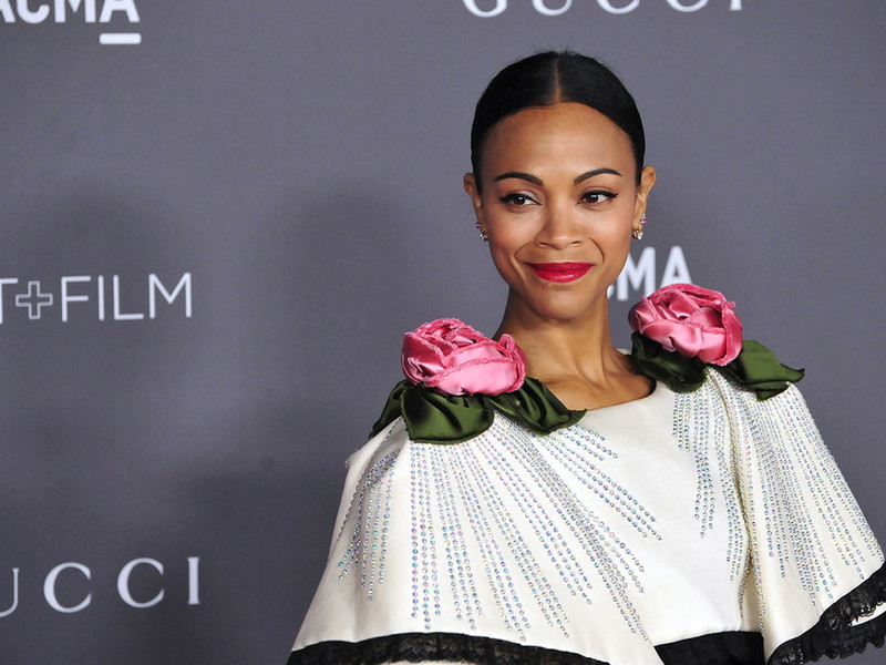 Zoe Saldaña versuchte sich in Paris als Pâtissière.