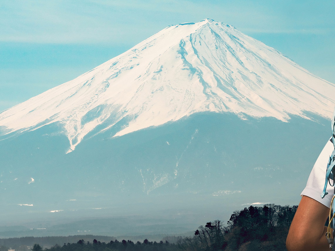 Lake Kawaguchiko and Mount Fuji, Japan