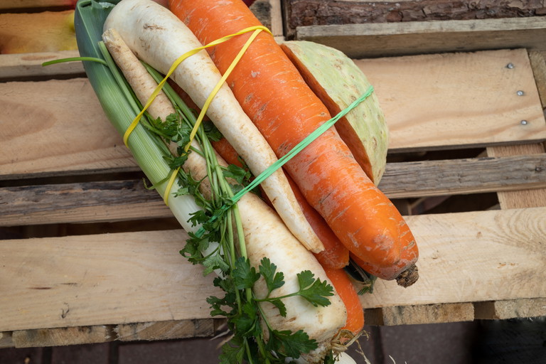 Włoszczyzna, pack of mixed vegetables.