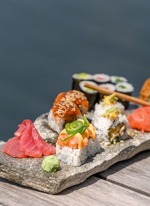 Sushi at its best: Will Tillians Kunstwerke in der »Genusswerkstatt« im Zillertal sind legendär.