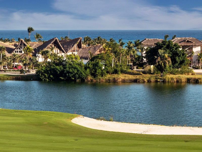 Blick auf Punta Espada Golf Club in Cap Cana, Dominikanische Republik