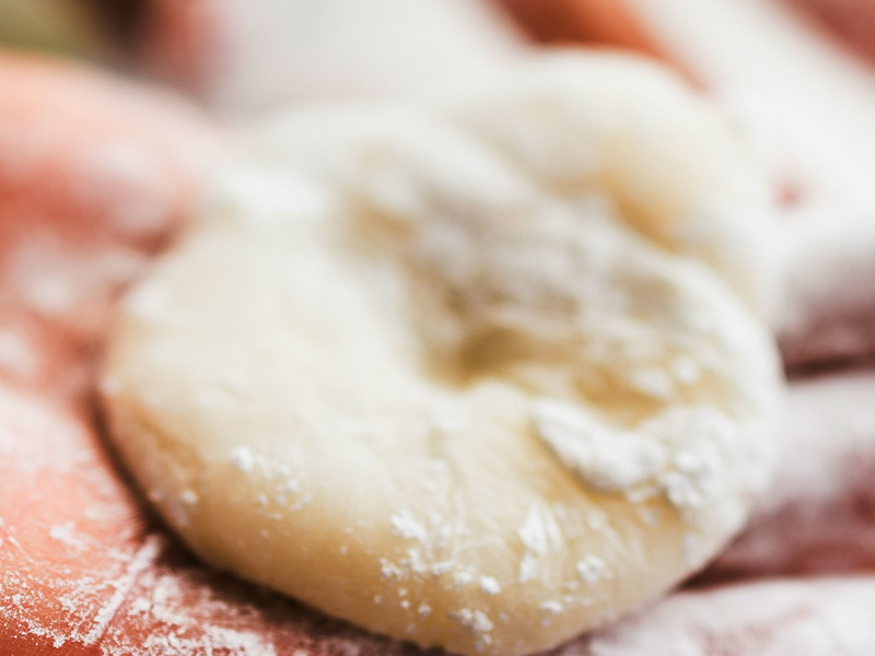 Traditionelle Herstellung von Mochi