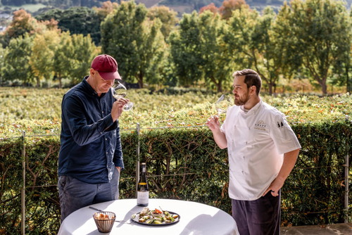 Morne Vrey und Chef Clinton Jacobs
