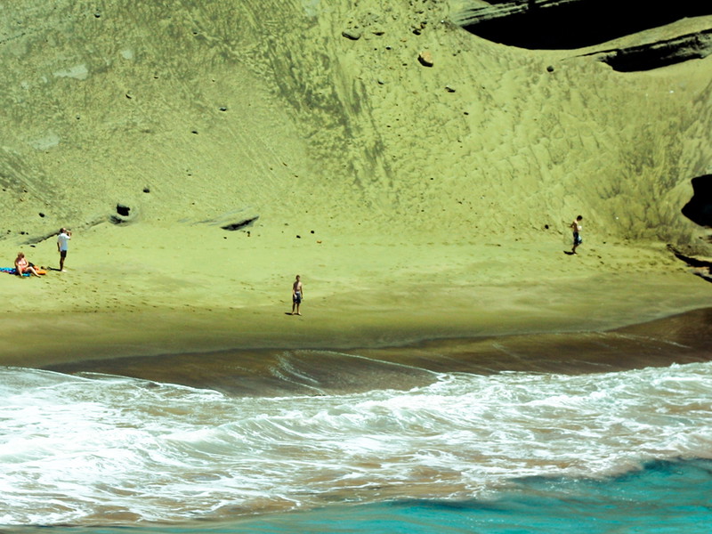 Papakōlea Beach in Hawaii