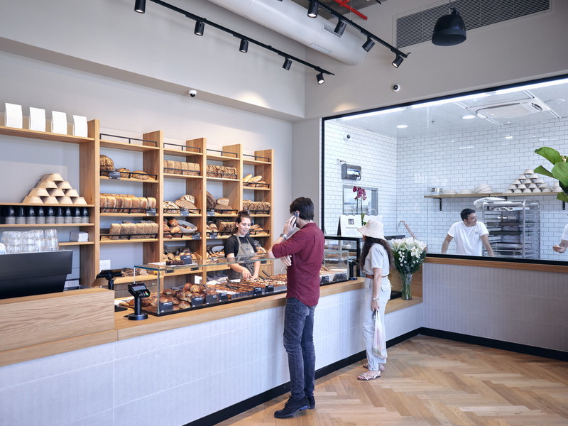 Die neue Zeit für Brot Bäckerei in Tel Aviv