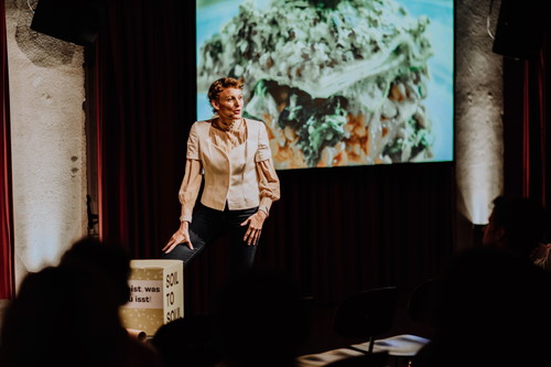Vegane Köchin und Aktivistin Lauren Wildbolz
