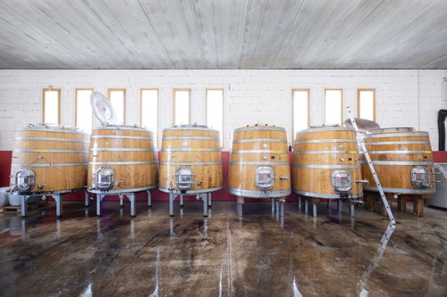 Im Keller von Dorli Muhr in Prellenkirchen werden feine, finessenreiche Blaufränkisch-Weine erzeugt.