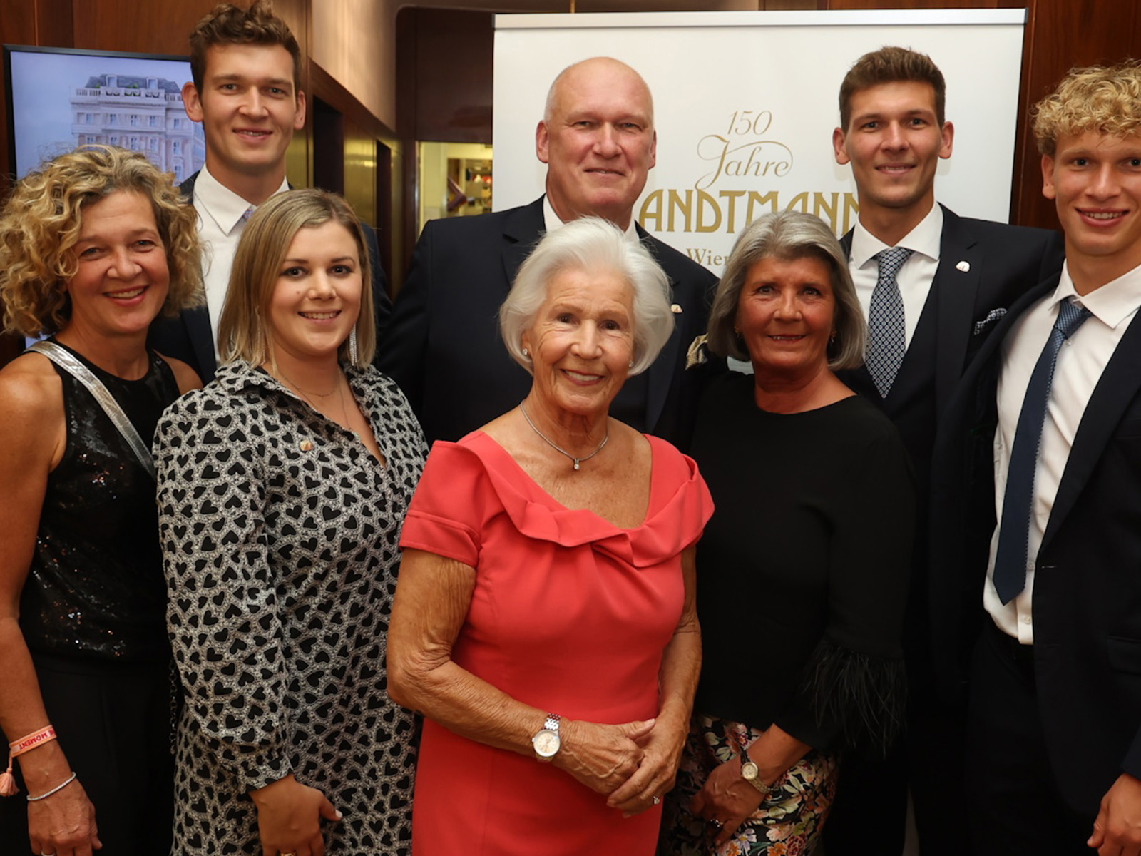 Famiie Querfeld beim Jubiläumsevent.