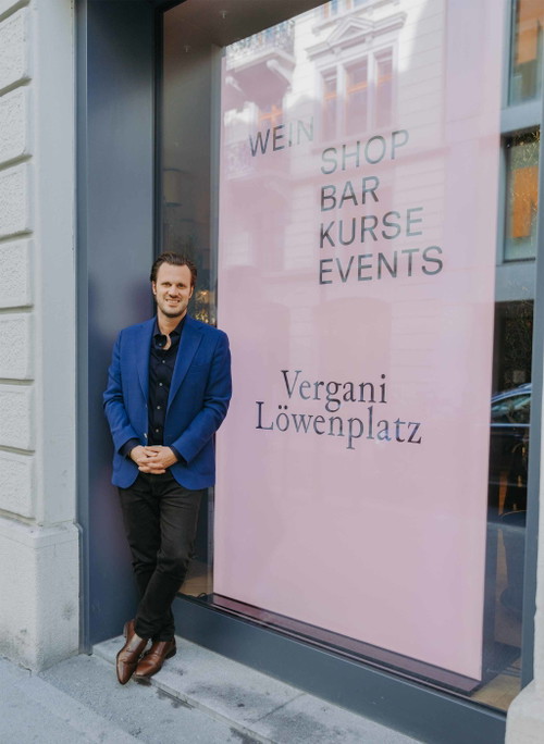 Gianni Vergani am neuen Vergani Standort am Zürcher Löwenplatz.