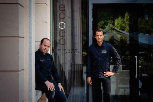 Niklas Oberhofer mit Tristan Brandt, dem Patronat des «Epoca by Tristan Brandt».