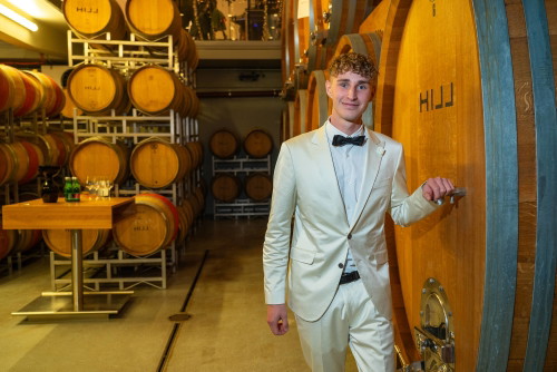 33 Jahre Weingut Hillinger Jubiläum, Weingut Leo Hillinger, Jois, Burgenland, 17.10.2023,
- 
Leo (Jack) HILLINGER jun.