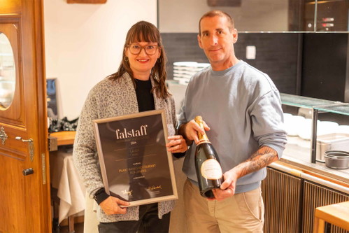 Bettina Larghi und Herr Gerber vom Restaurant «Lauch».