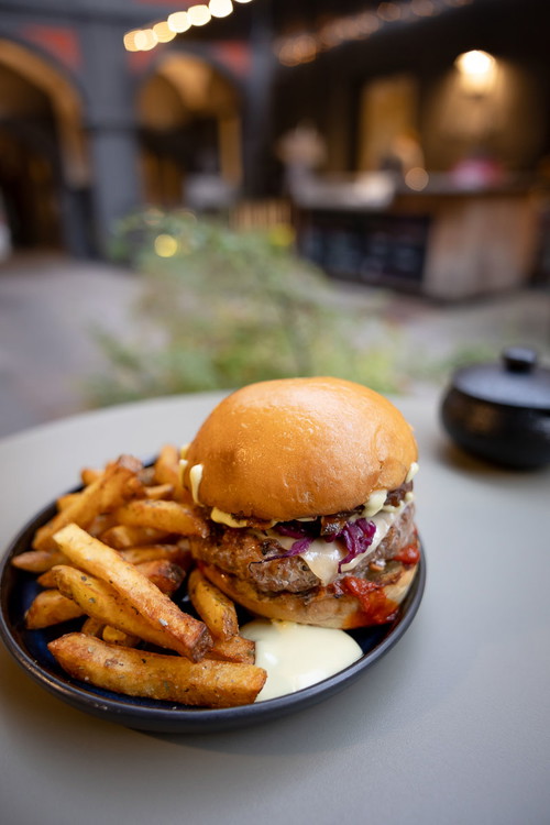 The Butcher's Burger in the Senatoriu Arcade looks rustic, but it tastes fantastic.