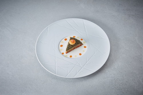 Aubergine, Joghurt, Zwiebel, Oscietra Kaviar