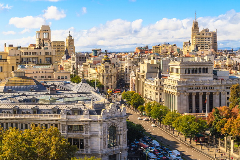 Einkaufsstraße Madrid, Spanien