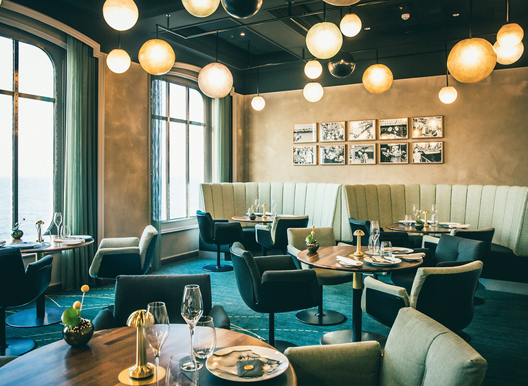 Das Gourmetrestaurant »The Globe« an Bord der MS Europa.