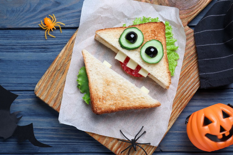 Die Monstersandwiches sind nicht besonders aufwändig und trotzdem kreativ.