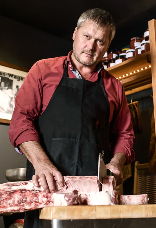 Genusstheater: Die Inszenierung von Toni Krispels Mangalitza-Spezialitäten ist unique.