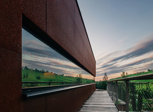 "Only those who put a lot of joy, time and leisure into things will create something timeless," says architect Helmut Perner, who is in charge of the Georgiberg's architecture.