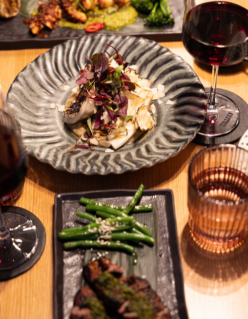 Dishes from the ISSEI restaurant.