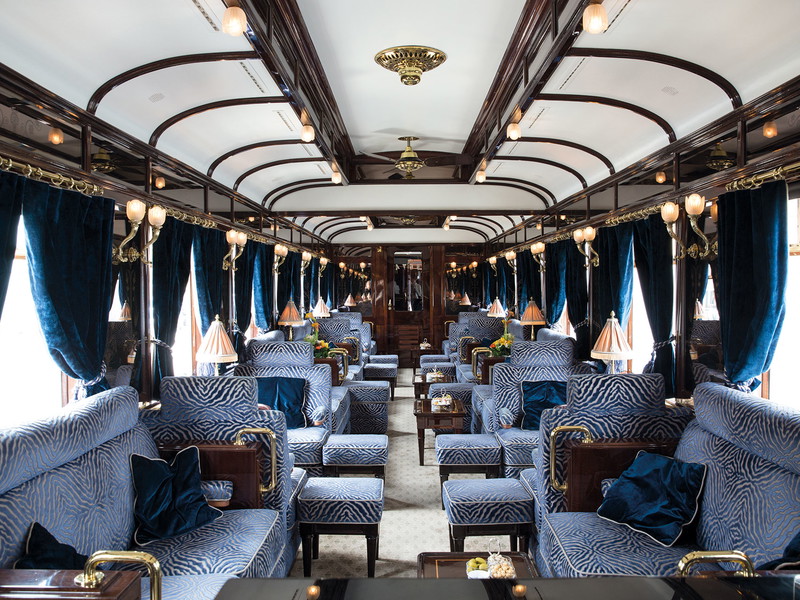 The Piano Bar aboard the "Venice Simplon-Orient-Express"