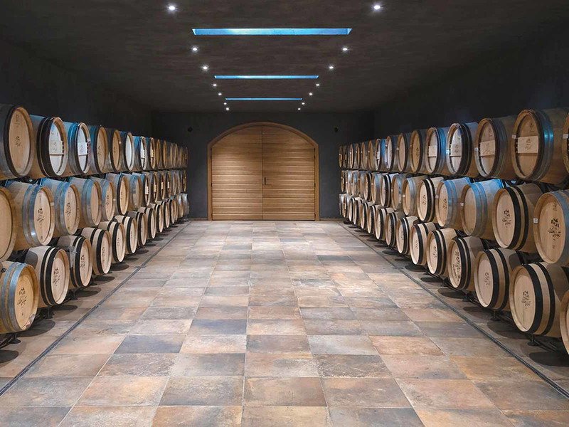 Keller der Domaine Château du Crest in Jussy unmittelbar vor den Toren der Stadt Genf.